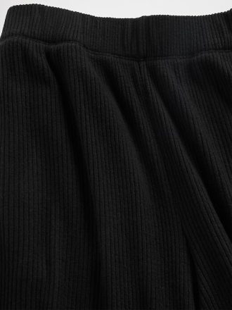 Pantalones anchos de canalé suave para niños