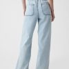 Pantalones anchos de mezclilla fáciles de usar Pantalones anchos de mezclilla fáciles de usar