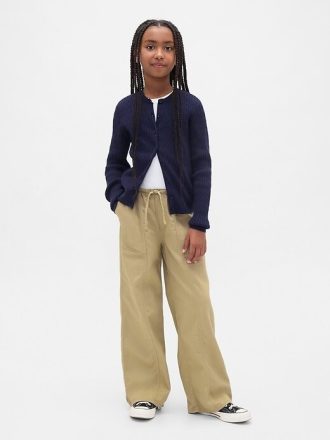 Pantalones anchos fáciles de usar para uniformes infantiles