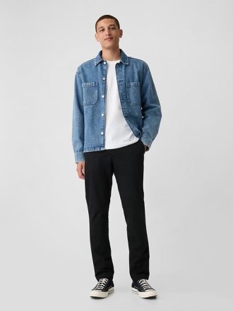 Pantalones caqui ajustados