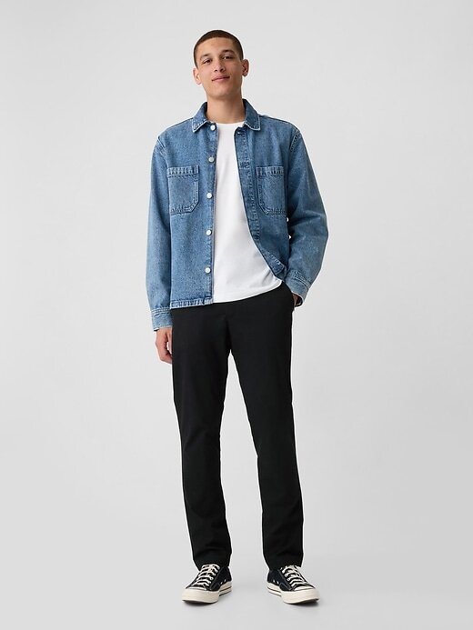 Pantalones caqui ajustados Pantalones caqui ajustados