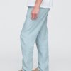 Pantalones caqui de lino y algodón Pantalones caqui de lino y algodón