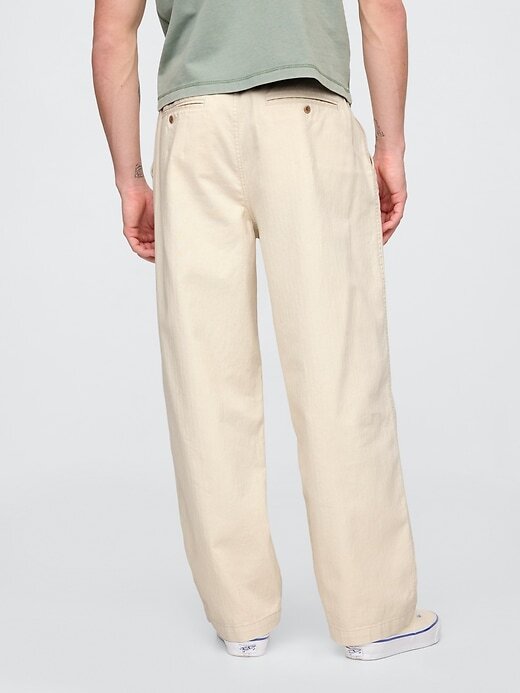 Pantalones caqui extra holgados Pantalones caqui extra holgados
