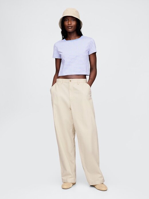 Pantalones caqui extra holgados Pantalones caqui extra holgados