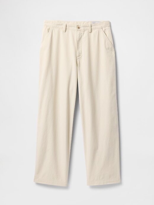 Pantalones caqui extra holgados Pantalones caqui extra holgados