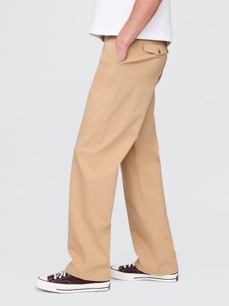 Pantalones caqui holgados modernos de los años 90