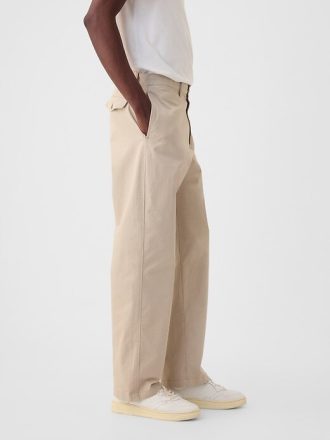Pantalones caqui holgados modernos de los años 90