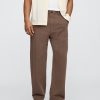 Pantalones caqui holgados plisados de lino y algodón de los años 90 Pantalones caqui holgados plisados de lino y algodón de los años 90