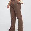 Pantalones caqui holgados plisados de lino y algodón de los años 90 Pantalones caqui holgados plisados de lino y algodón de los años 90