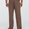 Pantalones caqui holgados plisados de lino y algodón de los años 90 Pantalones caqui holgados plisados de lino y algodón de los años 90