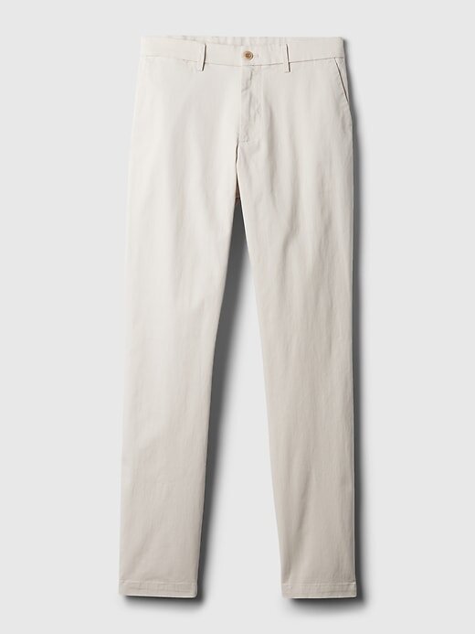 Pantalones caqui modernos de corte ajustado Pantalones caqui modernos de corte ajustado