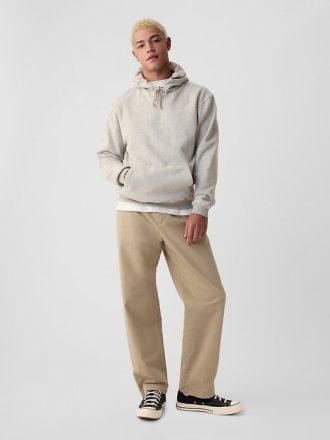 Pantalones caqui modernos de corte holgado
