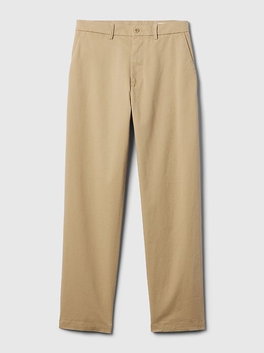 Pantalones caqui modernos de corte holgado Pantalones caqui modernos de corte holgado