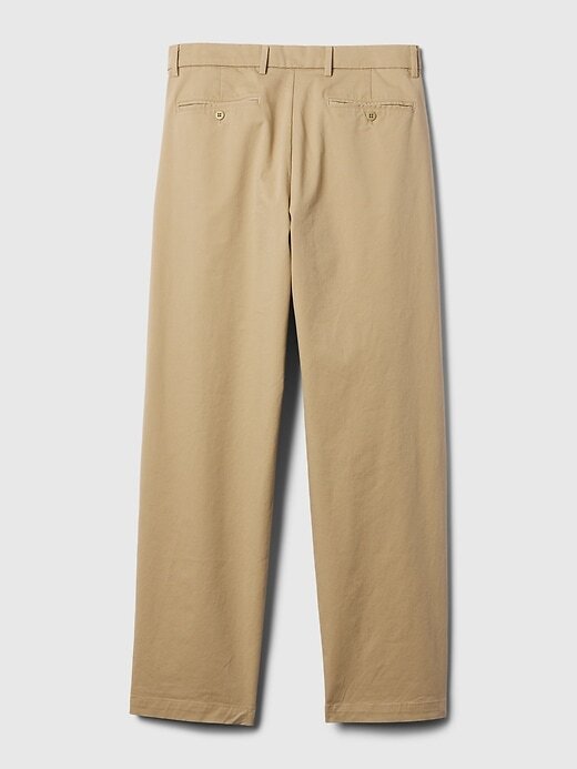 Pantalones caqui modernos de corte holgado Pantalones caqui modernos de corte holgado