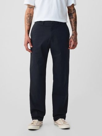 Pantalones caqui modernos de corte relajado