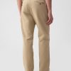 Pantalones caqui modernos de corte relajado Pantalones caqui modernos de corte relajado