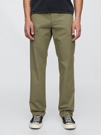Pantalones caqui rectos modernos