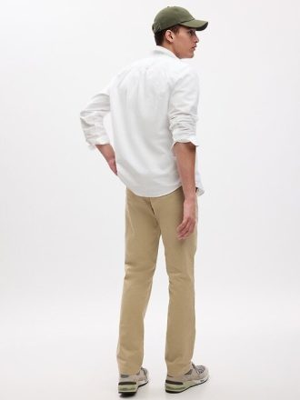 Pantalones caqui rectos modernos