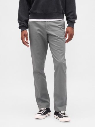 Pantalones caqui rectos modernos