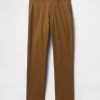 Pantalones caqui rectos modernos Pantalones caqui rectos modernos