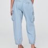 Pantalones cargo de paracaídas de mezclilla para niños