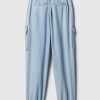 Pantalones cargo de paracaídas de mezclilla para niños