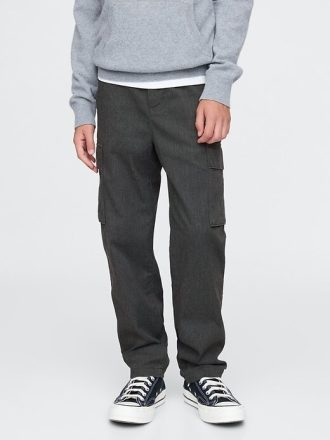 Pantalones cargo de sarga para niños