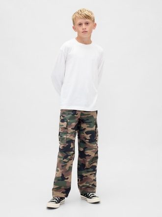 Pantalones cargo fáciles para niños