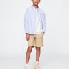 Pantalones cortos caqui holgados de 7″ para niños Pantalones cortos caqui holgados de 7″ para niños