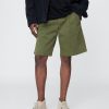 Pantalones cortos caqui plisados Pantalones cortos caqui plisados