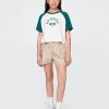 Pantalones cortos cargo fáciles de popelina para niños Pantalones cortos cargo fáciles de popelina para niños