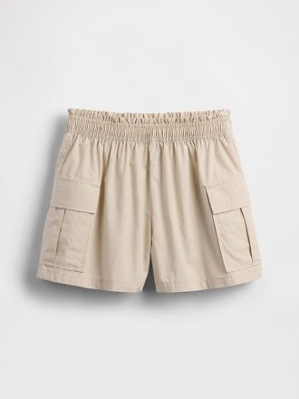 Pantalones cortos cargo fáciles de popelina para niños Pantalones cortos cargo fáciles de popelina para niños