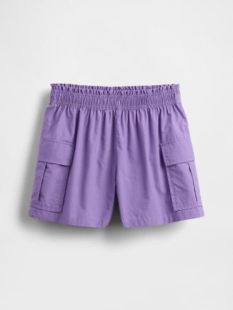 Pantalones cortos cargo fáciles de popelina para niños Pantalones cortos cargo fáciles de popelina para niños