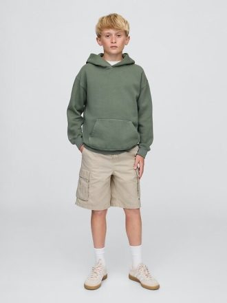 Pantalones cortos cargo fáciles de ripstop de 7.5″ para niños