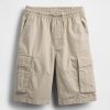 Pantalones cortos cargo fáciles de ripstop de 7.5″ para niños