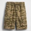 Pantalones cortos cargo fáciles de ripstop de 7.5″ para niños