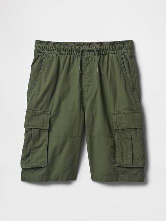 Pantalones cortos cargo fáciles de ripstop de 7.5″ para niños