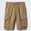 Pantalones cortos cargo fáciles de ripstop de 7.5″ para niños