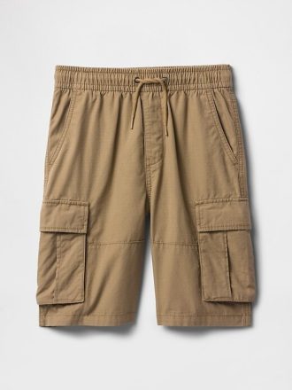 Pantalones cortos cargo fáciles de ripstop de 7.5″ para niños