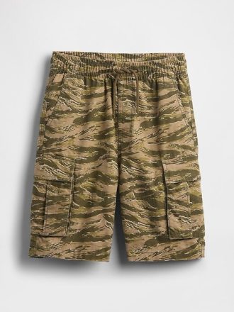 Pantalones cortos cargo fáciles de ripstop de 7.5″ para niños