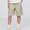 Pantalones cortos cargo fáciles de ripstop de 7.5″ para niños