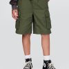 Pantalones cortos cargo fáciles de ripstop de 7.5″ para niños