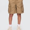 Pantalones cortos cargo fáciles de ripstop de 7.5″ para niños