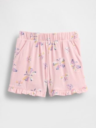 Pantalones cortos con volantes para bebés y niños pequeños