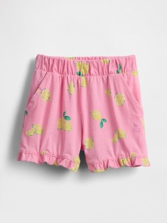 Pantalones cortos con volantes para bebés y niños pequeños
