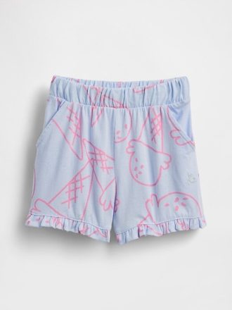 Pantalones cortos con volantes para bebés y niños pequeños