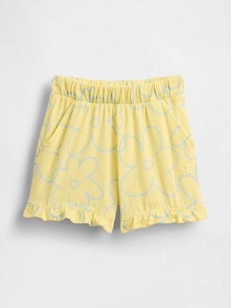 Pantalones cortos con volantes para bebés y niños pequeños