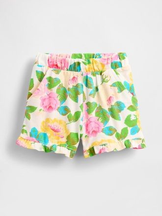 Pantalones cortos con volantes para bebés y niños pequeños