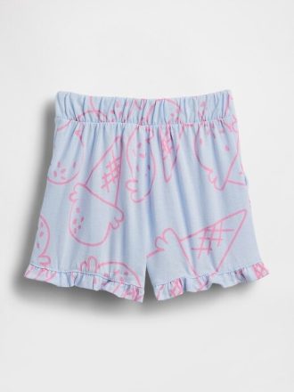 Pantalones cortos con volantes para bebés y niños pequeños