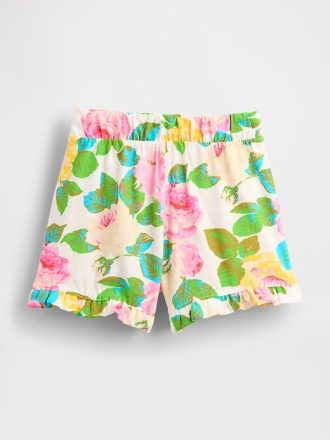 Pantalones cortos con volantes para bebés y niños pequeños